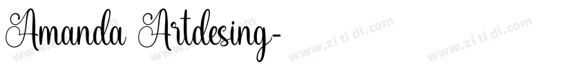 Amanda Artdesing字体转换